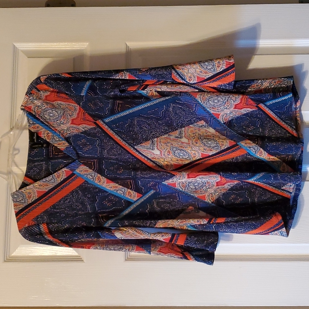 Blouse with bell sleeves